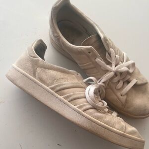 Adidas campus 10.5 off white used
